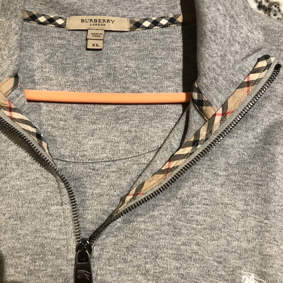 Burberry Men's Long Sleeve Zip Up - Picture 1 of 5
